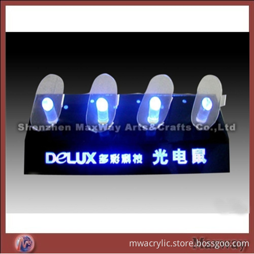 Blue Counter Top Acrylic Mouse Display